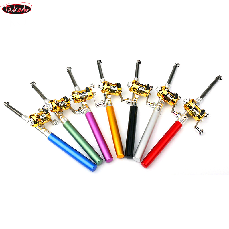 Penn Reel Fierce - TAKEDO-แท่งตกปลาน้ําแข็งแบบพกพา,รูปร่างปากกา,Telescopic Travel Fishing Rod,Reel Line Lure
