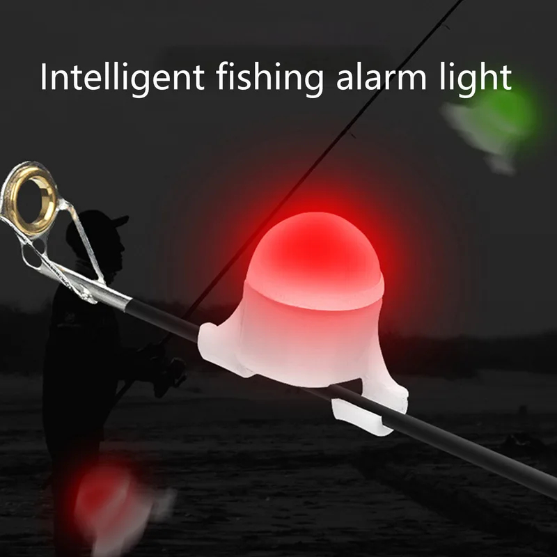 Bite Indicator - 1-3 ชิ้น สัญญาณเตือนการตกปลาแบบอิเล็กทรอนิกส์พร้อมไฟ LED, ไฟปลายคันเบ็ดสำหรับตกปลากลางคืน, ระบบเตือนด้วยแสงสำหรับนักตกปลา