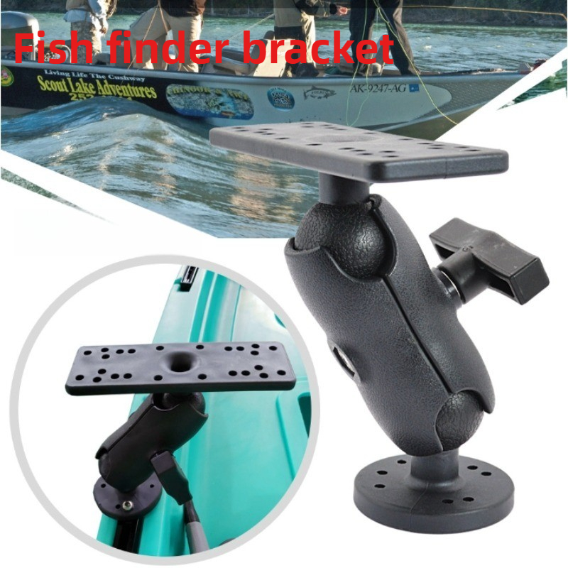 Fish Finder Transducer - ฐานยึดโซนาร์แบบหมุนได้ 360 องศา สำหรับเรือคายัค ฐานยึดเครื่องหาปลาอิเล็กทรอนิกส์ ฐานยึด