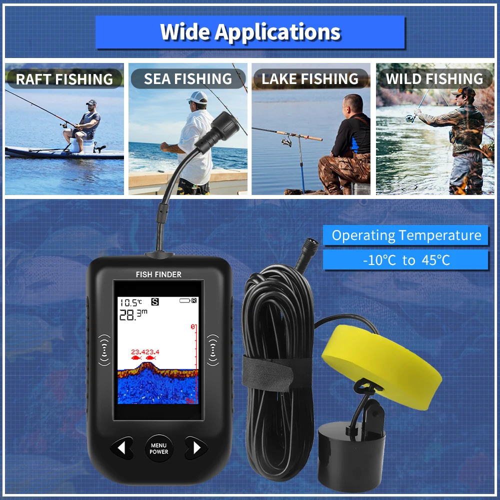 เครื่องหาปลา Erchang XF03 45 อ - Fishing Depth Finder บทวิจารณ์และราคา