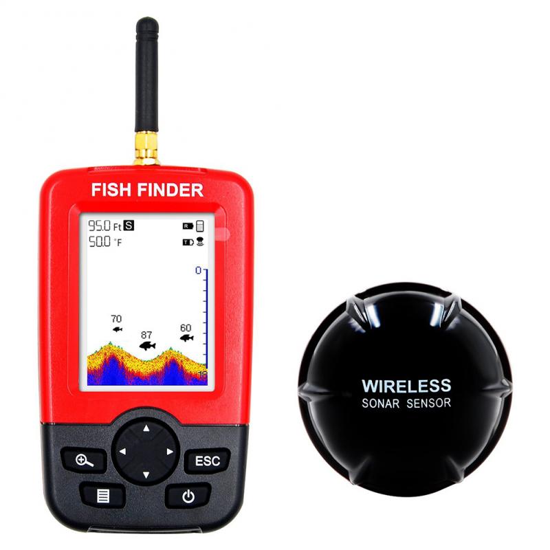 เครื่องหาปลาแบบพกพาพร้อมเซ็นเซ - Fish Finder Portable บทวิจารณ์และราคา