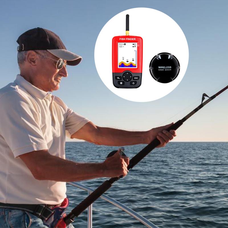 เครื่องหาปลาแบบพกพาพร้อมเซ็นเซ - Fish Finder Portable บทวิจารณ์และราคา