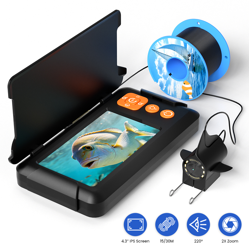 เครื่องค้นหาปลาแบบพกพาพร้อมขาต - Fish Finder Portable บทวิจารณ์และราคา